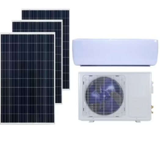 We are people to introduce hybrid solar air conditioner into the market